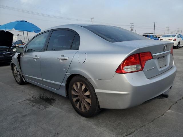 2HGFA16909H334882 - 2009 HONDA CIVIC EXL SILVER photo 2