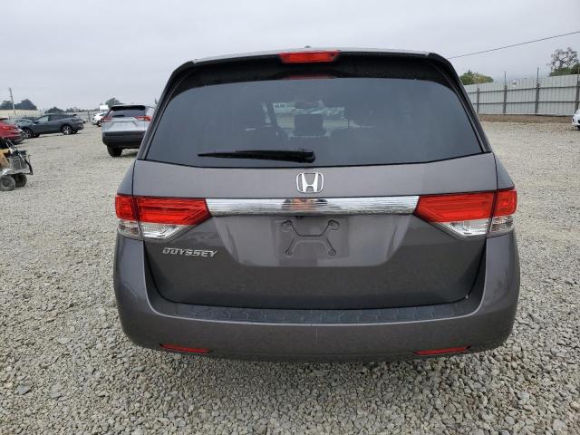 5FNRL5H62GB045344 - 2016 HONDA ODYSSEY EXL GRAY photo 6