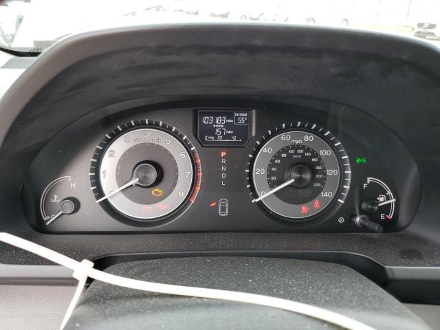 5FNRL5H62GB045344 - 2016 HONDA ODYSSEY EXL GRAY photo 9