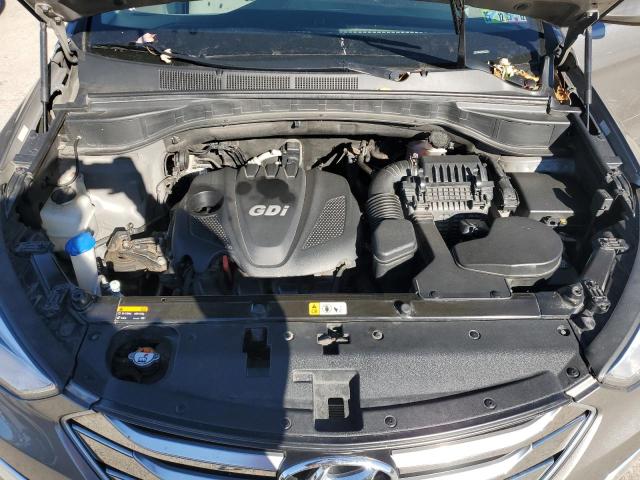 5XYZUDLB7GG370883 - 2016 HYUNDAI SANTA FE S GRAY photo 12