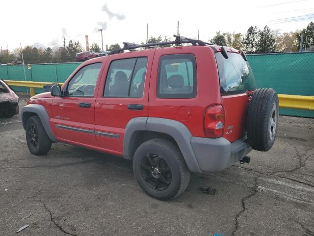 1J4GL48KX3W718346 - 2003 JEEP LIBERTY SPORT Kırmızı fotoğraf 2