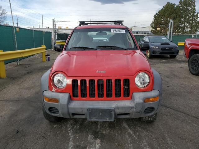 1J4GL48KX3W718346 - 2003 JEEP LIBERTY SPORT Kırmızı fotoğraf 5