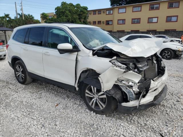 5FNYF5H57JB005925 - 2018 HONDA PILOT EXL Biały zdjęcie 4