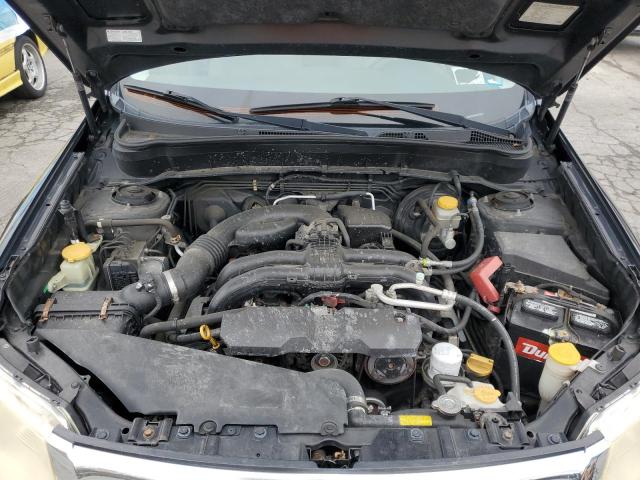 JF2SHADC9CH463726 - 2012 SUBARU FORESTER 2.5X PREMIUM BLACK photo 12