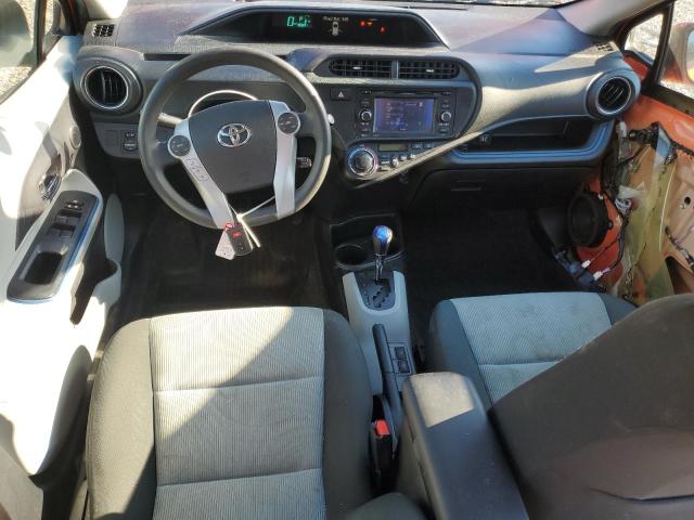 JTDKDTB32D1042935 - 2013 TOYOTA PRIUS C برتقالي صورة 8