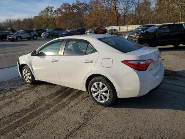 2T1BURHEXFC367911 - 2015 TOYOTA COROLLA L WHITE photo 2