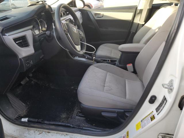 2T1BURHEXFC367911 - 2015 TOYOTA COROLLA L WHITE photo 7