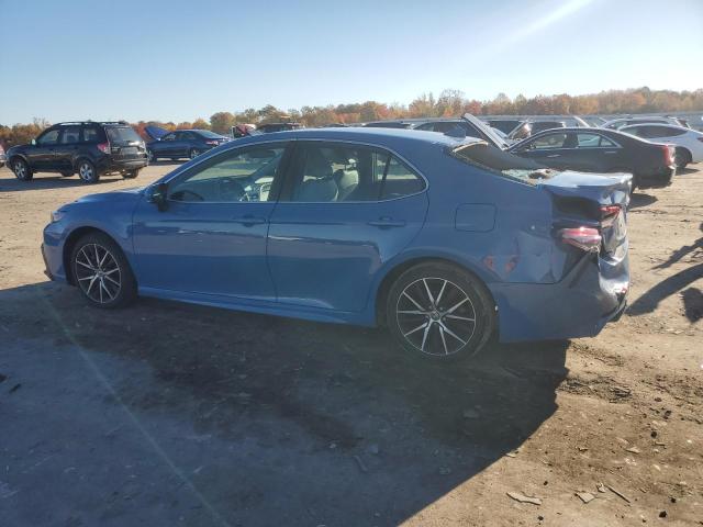 4T1G11AK0RU213890 - 2024 TOYOTA CAMRY SE NIGHT SHADE BLUE photo 2