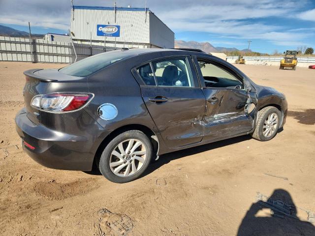 JM1BL1W73D1751944 - 2013 MAZDA 3 I GRAY photo 3