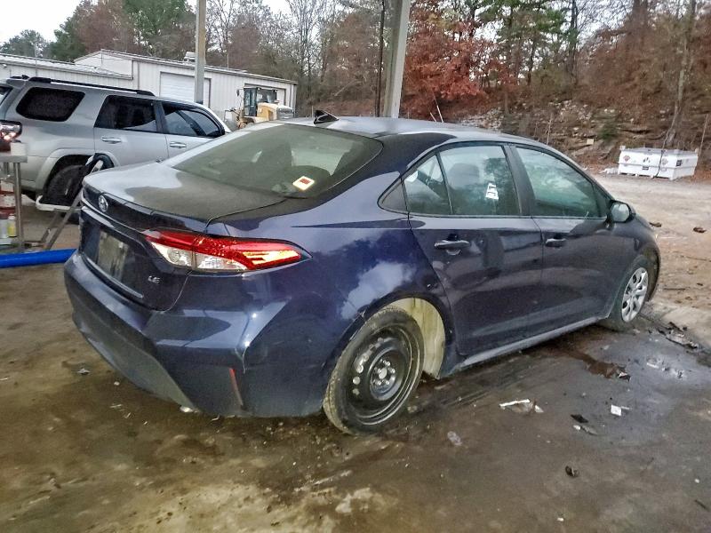 5YFEPMAEXNP387480 - 2022 TOYOTA COROLLA LE ლურჯი ფოტო 3