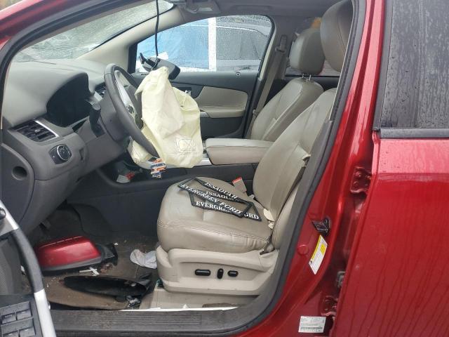2FMDK4JC3DBE26633 - 2013 FORD EDGE SEL Qırmızı foto 7