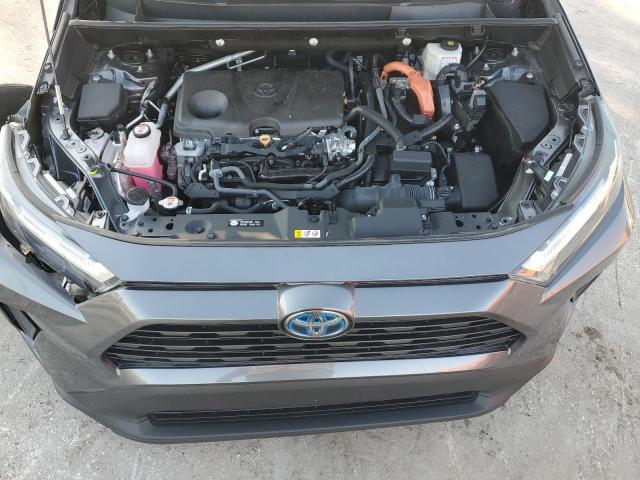 4T3RWRFV9NU064408 - 2022 TOYOTA RAV4 XLE GRAY photo 12