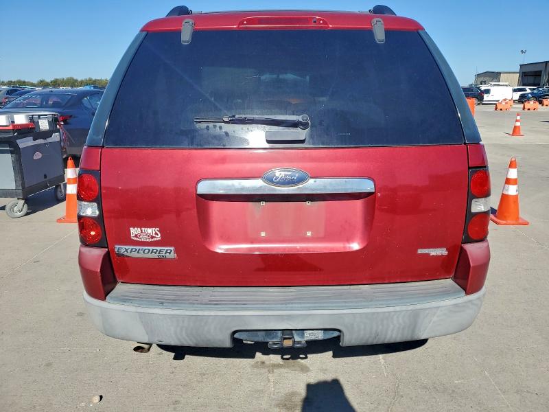 1FMEU73E16UB45166 - 2006 FORD EXPLORER XLT RED photo 6