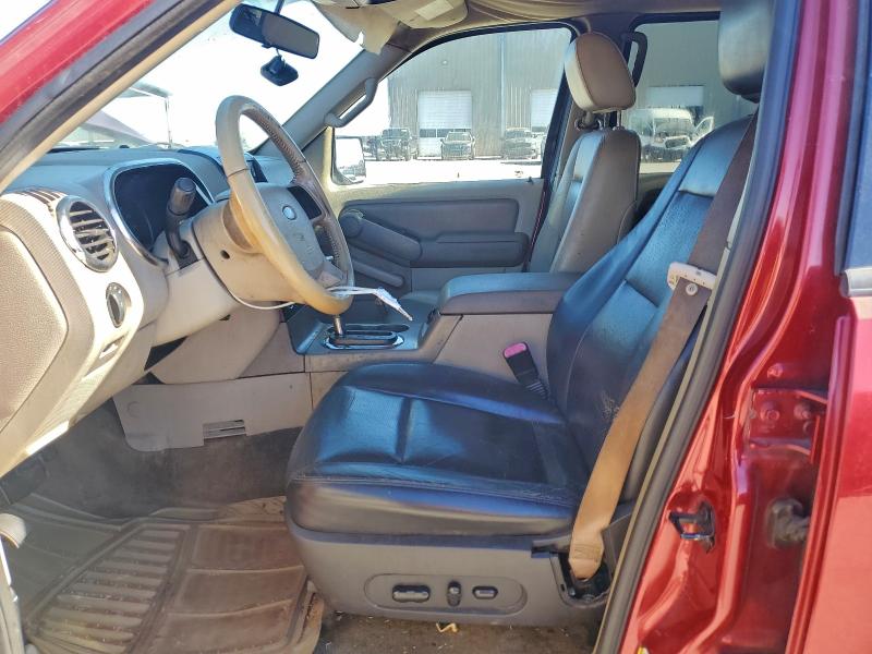 1FMEU73E16UB45166 - 2006 FORD EXPLORER XLT RED photo 7