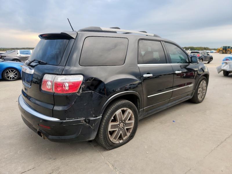 1GKKRTED6BJ414462 - 2011 GMC ACADIA DENALI BLACK photo 3