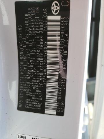 5YFS4MCE7RP180009 - 2024 TOYOTA COROLLA SE Weiß Foto 12