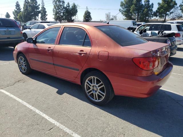 JTDBR32E060073192 - 2006 TOYOTA COROLLA CE წითელი ფოტო 2