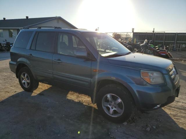 5FNYF18527B014551 - 2007 HONDA PILOT EXL 蓝色 照片 4