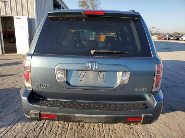 5FNYF18527B014551 - 2007 HONDA PILOT EXL 蓝色 照片 6