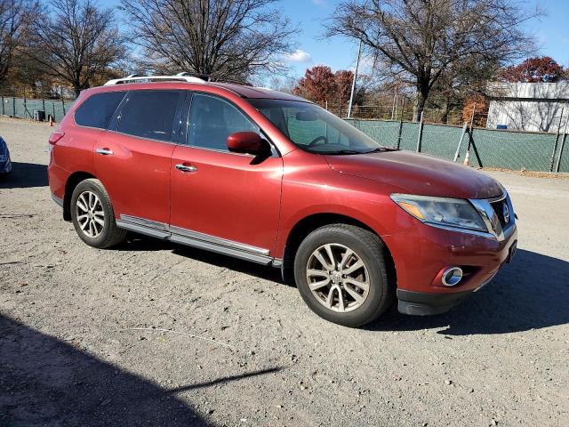 5N1AR2MM0EC716191 - 2014 NISSAN PATHFINDER S 红色 照片 4