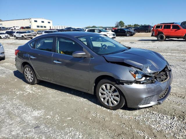3N1AB7AP6JY201768 - 2018 NISSAN SENTRA S Szary zdjęcie 4
