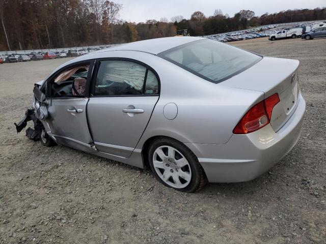 1HGFA165X8L078815 - 2008 HONDA CIVIC LX SILVER photo 2