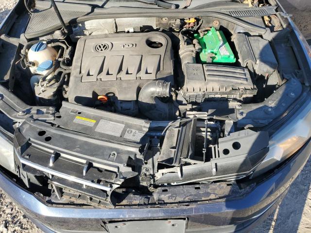 1VWBN7A36DC106109 - 2013 VOLKSWAGEN PASSAT SE ლურჯი ფოტო 11