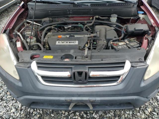 SHSRD78834U219677 - 2004 HONDA CR-V EX BURGUNDY photo 12