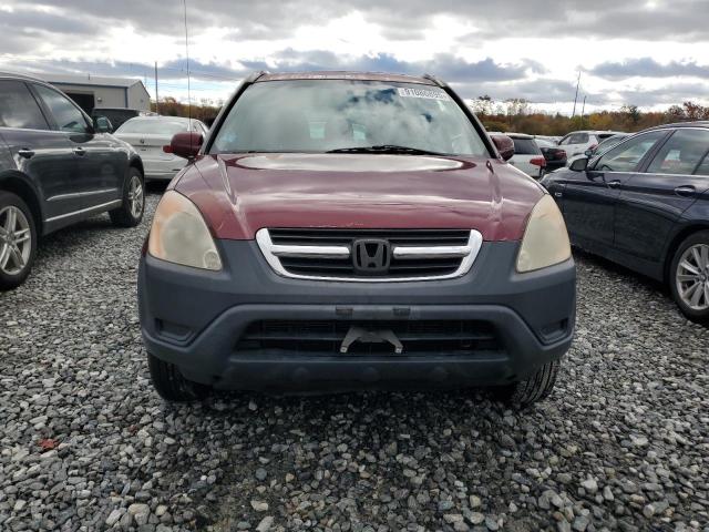 SHSRD78834U219677 - 2004 HONDA CR-V EX BURGUNDY photo 5