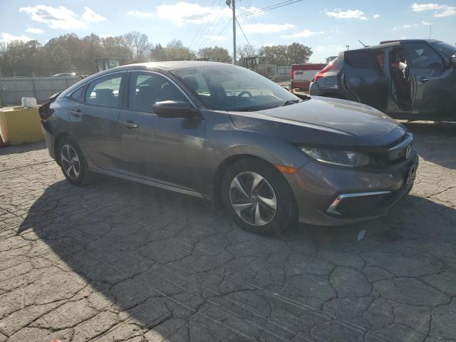 2HGFC2F68KH596726 - 2019 HONDA CIVIC LX ნაცრისფერი ფოტო 4