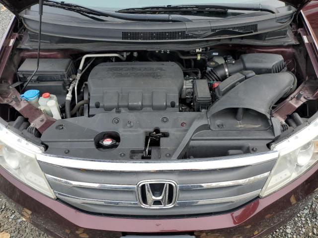 5FNRL5H66DB013640 - 2013 HONDA ODYSSEY EXL Շագանակագույն լուսանկար 12