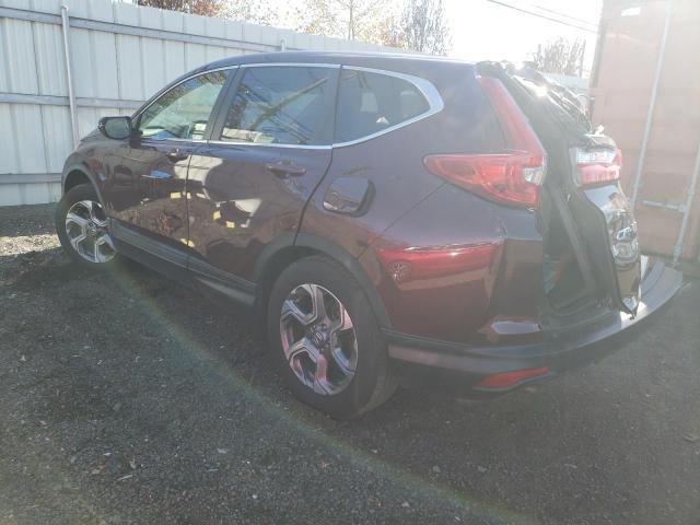 2HKRW2H86KH608512 - 2019 HONDA CR-V EXL BURGUNDY photo 2