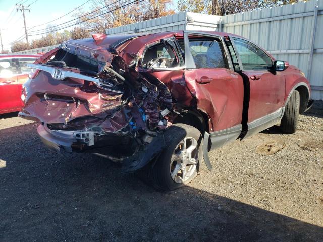 2HKRW2H86KH608512 - 2019 HONDA CR-V EXL BURGUNDY photo 3
