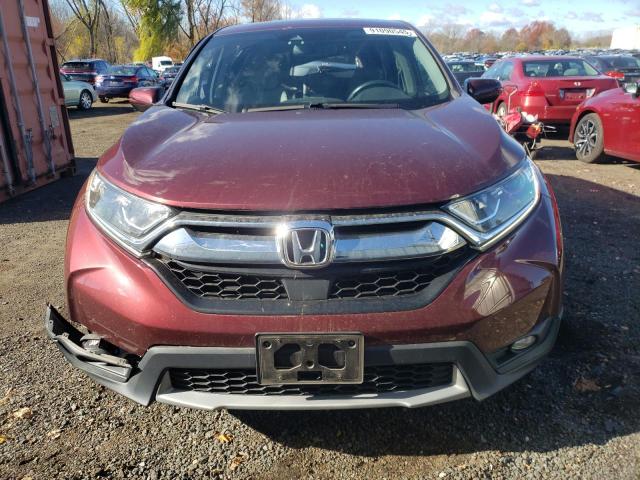 2HKRW2H86KH608512 - 2019 HONDA CR-V EXL BURGUNDY photo 5