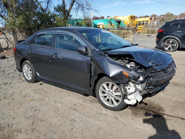 1NXBU4EE2AZ268109 - 2010 TOYOTA COROLLA BASE GRAY photo 4