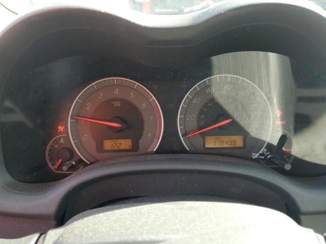 1NXBU4EE2AZ268109 - 2010 TOYOTA COROLLA BASE GRAY photo 9