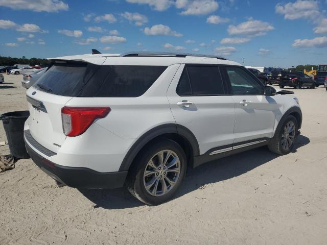 1FMSK8FH3MGB54872 - 2021 FORD EXPLORER LIMITED WHITE photo 3