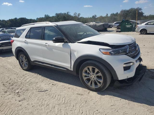 1FMSK8FH3MGB54872 - 2021 FORD EXPLORER LIMITED WHITE photo 4