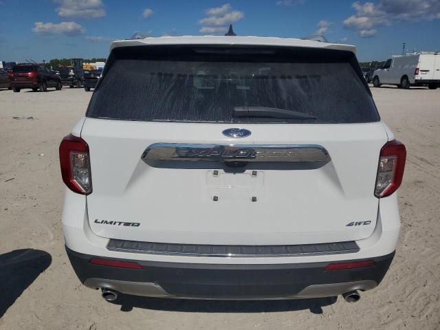 1FMSK8FH3MGB54872 - 2021 FORD EXPLORER LIMITED WHITE photo 6