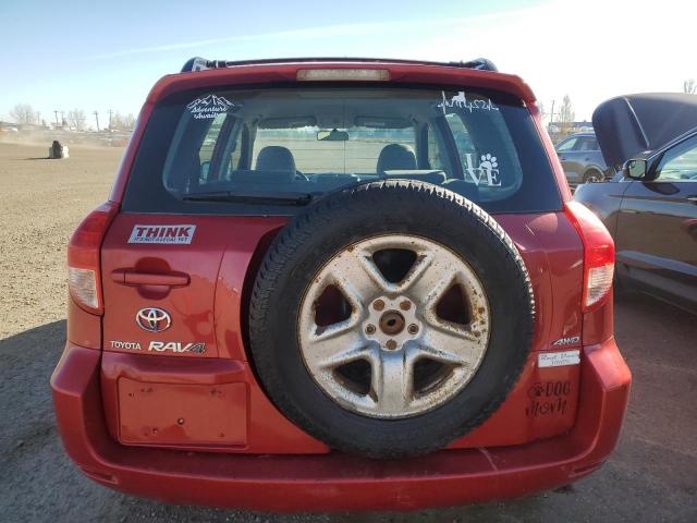 JTMBD33V286076012 - 2008 TOYOTA RAV4 RED photo 6