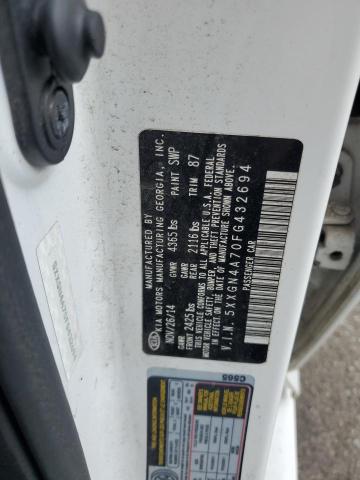 5XXGN4A70FG432694 - 2015 KIA OPTIMA EX თეთრი ფოტო 12