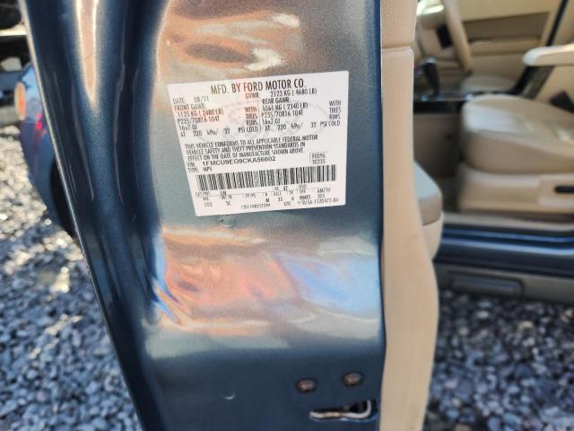 1FMCU9EG9CKA56602 - 2012 FORD ESCAPE LIMITED 蓝色 照片 12