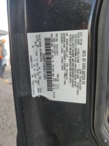 2FAHP71V69X111691 - 2009 FORD CROWN VICT POLICE INTERCEPTOR BLACK photo 13