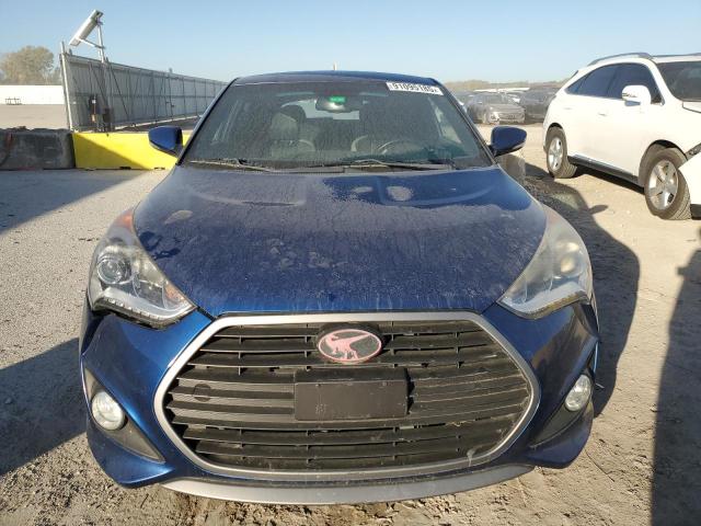 KMHTC6AE0GU288554 - 2016 HYUNDAI VELOSTER TURBO BLUE photo 5