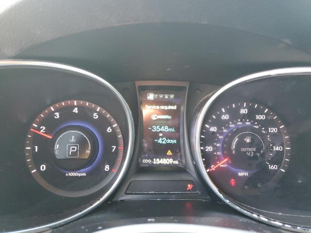 5XYZU3LA9EG192313 - 2014 HYUNDAI SANTA FE S SILVER photo 9