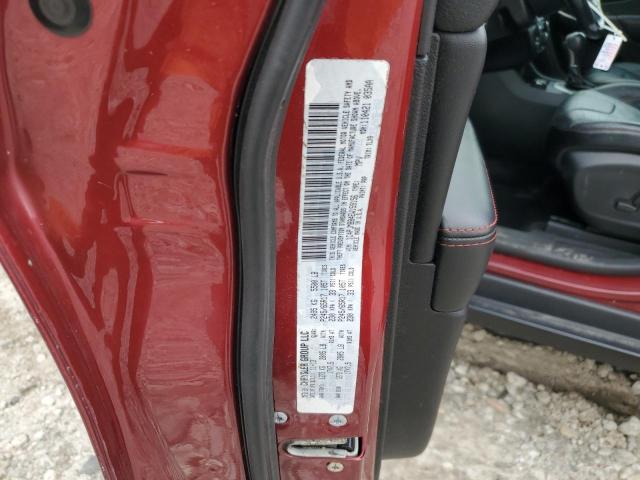 1C4PJMBB4EW159156 - 2014 JEEP CHEROKEE TRAILHAWK BURGUNDY photo 13