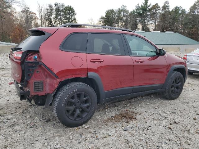 1C4PJMBB4EW159156 - 2014 JEEP CHEROKEE TRAILHAWK BURGUNDY photo 3