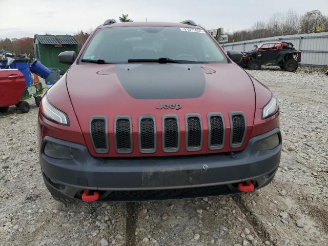 1C4PJMBB4EW159156 - 2014 JEEP CHEROKEE TRAILHAWK BURGUNDY photo 5