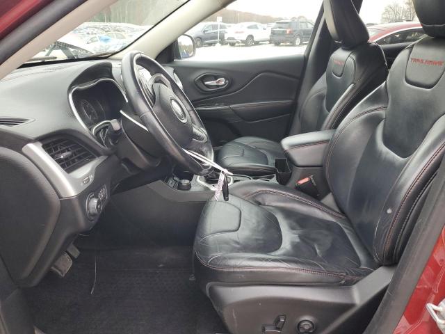 1C4PJMBB4EW159156 - 2014 JEEP CHEROKEE TRAILHAWK BURGUNDY photo 7