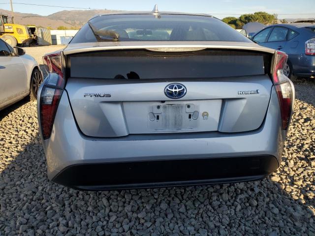 JTDKBRFU6G3505731 - 2016 TOYOTA PRIUS SILVER photo 6